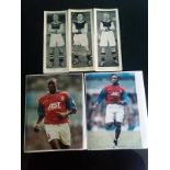 ASTON VILLA - 3 TOPICAL TIMES 1930'S CARDS AND TWO ORIGINAL PRESS PHOTO'S