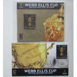 RUGBY UNION 2011 WORLD CUP - PAIR OF NEW ZEALAND POSTAL COVERS