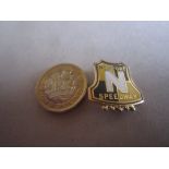 SPEEDWAY - NEWPORT GILT BADGE