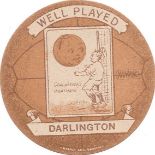 DARLINGTON - ORIGINAL BAINES CARD