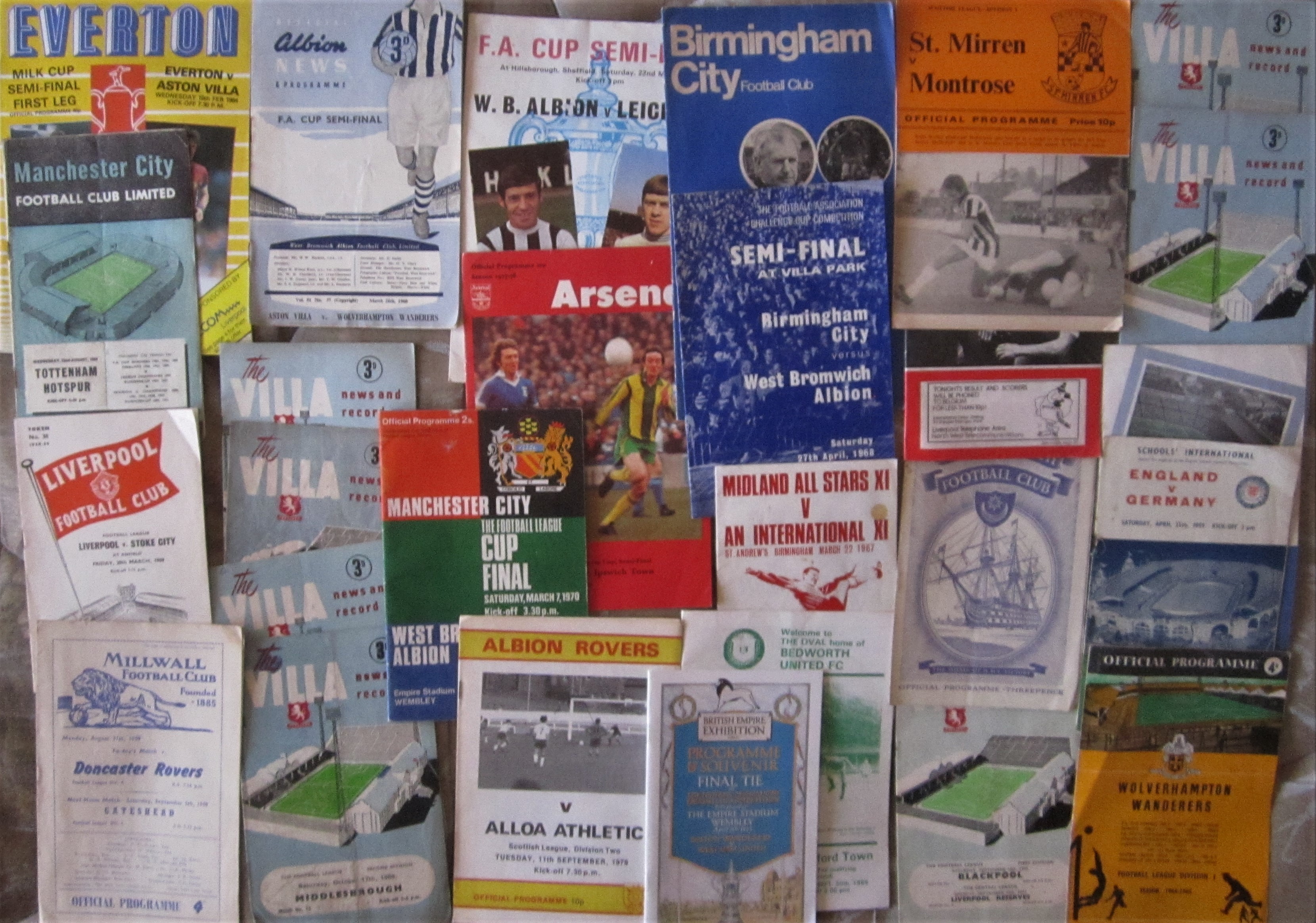 A LARGE QUANTITY OF FOOTBALL PROGRAMMES & RELATED MEMORABILIA