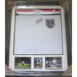 KEVIN KEEGAN HAND SIGNED FRAMED ENGLAND SHIRT