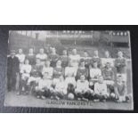 GLASGOW RANGERS 1911-12 TEAM GROUP ORIGINAL POSTCARD