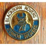 BLACKBURN ROVERS JUNIOR MEMBERS BADGE