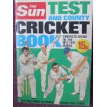 CRICKET - 1972 THE SUN TEST AND COUNTY STICKER BOOK