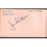 PORTSMOUTH & ENGLAND - JIMMY DICKINSON AUTOGRAPH