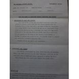 1981-82 MANCHESTER CITY V SUNDERLAND OFFICIAL REFEREE ASSESSMENT REPORT