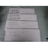 MANCHESTER UNITED AUTOGRAPHS X 20