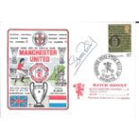 1976 MANCHESTER UNITED V AJAX LTD EDITION POSTAL COVER AUTOGRAPHED BY STUART PEARSON