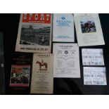 HORSE RACING - RACE CARDS & TICKETS