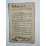 1957-58 DARLINGTON V CHELSEA FA CUP REPLAY