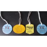 HORSE RACING - MEMBERS PADDOCK BADGES X 4