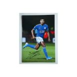 LEICESTER CITY - JAMES JUSTIN SIGNED PHOTO