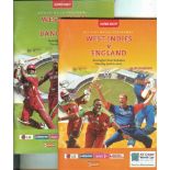 CRICKET - WEST INDIES V ENGLAND & BANGLADESH BARBADOS 2007 ICC WORLD CUP PROGRAMMES