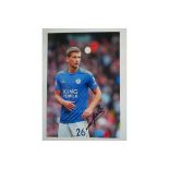 LEICESTER CITY - DENNIS PRAET SIGNED PHOTO