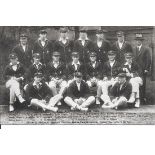 CRICKET - 1926 AUSTRALIAN TEAM ORIGINAL POSTCARD