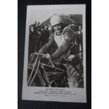 SPEEDWAY - LATE 1920'S / EARLY 30'S POSTCARD PHOTO OF BUSTER FROGLEY CRYSTAL PALACE