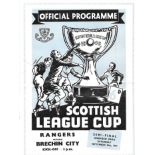 1957 BRECHIN CITY V RANGERS SOTTISH LEAGUE CUP SEMI-FINAL