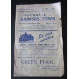 1951-52 ROCHDALE V GRIMSBY TOWN