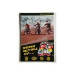 SPEEDWAY - 1983 WORLD CHAMPIONSHIP FINAL IN GERMANY PROGRAMME + TICKET