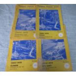 TORQUAY UNITED 1959-60 HOME PROGRAMMES X 13