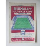 1954-55 BURNLEY V MANCHESTER UNITED