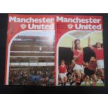 MANCHESTER UNITED HOME PROGRAMMES 1978-79 X 26