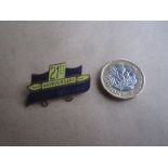 SPEEDWAY - OXFORD 1949 - 1970 21ST ANNIVERSARY GILT BADGE