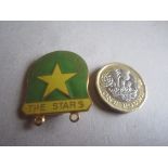 SPEEDWAY - KINGS LYNN STARS GILT BADGE