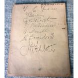 BLACKBURN ROVERS AUTOGRAPH PAGE 1934-35