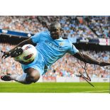 MANCHESTER CITY - MICAH RICHARDS HAND SIGNED PHOTO