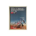 SPEEDWAY - 1988 WORLD CHAMPIONSHIP FINAL IN DENMARK PROGRAMME + TICKET