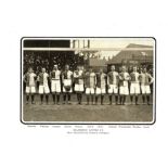 1905 BLACKBURN ROVERS ORIGINAL TEAM PHOTO PLATE