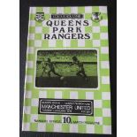 1973-74 QPR V MANCHESTER UNITED - GEORGE BEST LAST GAME FOR UNITED