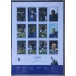 CHELSEA - RON HARRIS HAND SIGNED 1970 FA CUP FINAL PRINT