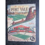 1950 THE STORY OF PORT VALE TO COMMEMORATE THE OPENING OF THE NEW GROUND