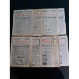 HORSE RACING - UP TO DATE MAGAZINES 1940 - 1943 X 9