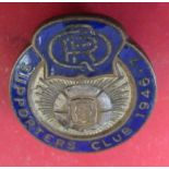 QUEENS PARK RANGERS 1946-47 SUPPORTERS CLUB BADGE