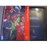 MANCHESTER UNITED - ALEX FERGUSON TRIBUTE PROGRAMME & 50 YEARS IN EUROPE CELEBRATION