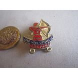 SPEEDWAY - LONG EATON ARCHERS S/C GILT BADGE