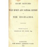 1846 WILD SPORTS AND NATURAL HISTORY OF THE HIGHLANDS BY CHARLES ST JOHN