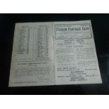 1946 FULHAM PRACTICE MATCH