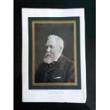 ASTON VILLA - 1905 ORIGINAL PLATE OF CHAIRMAN WILLIAM McGREGOR