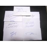 FOOTBALL AUTOGRAPHS X 20 - CHELSEA, WOLVES. SPURS, ARSENAL. VILLA, BLACKPOOL,