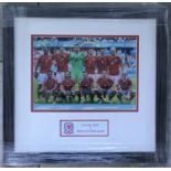 WALES EURO 2016 HAND SIGNED TEAM PHOTO