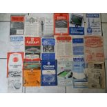 SMALL COLLECTION OF 1950'S FOOTBALL PROGRAMMES X 19