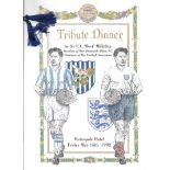 WEST BROMWICH ALBION INTEREST - BERT MILLICHIP TRIBUTE DINNER MENU