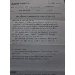 1985-86 WEST HAM V EVERTON OFFICIAL REFEREE ASSESSMENT REPORT