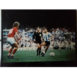 WEST BROMWICH ALBION, SPURS, ARGENTINA HAND SIGNED PHOTO.