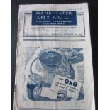 1946-47 MANCHESTER CITY V BURY